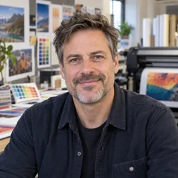 Print designer profile portrait