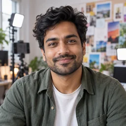 Social media producer profile portrait