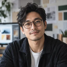Freelance art director profile portrait