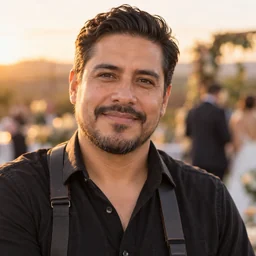 Wedding photographer profile portrait